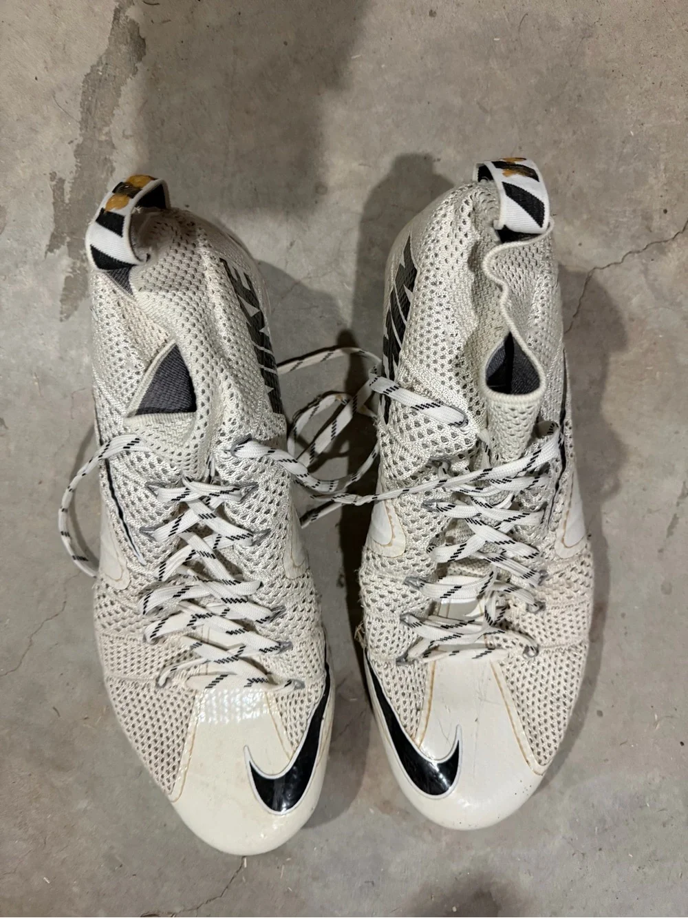 Nike Vapor untouchable cleats size 12.5 RARE